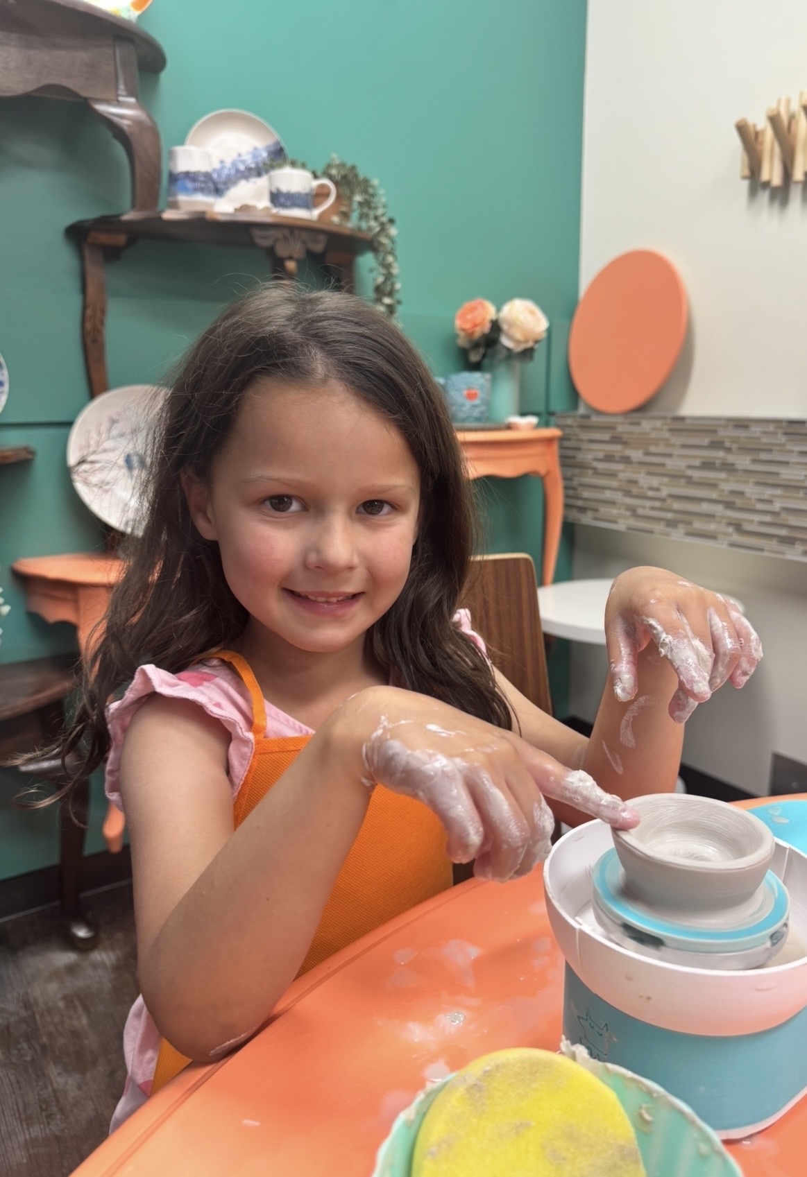 MINI POTTERY WHEEL BIRTHDAY PARTY